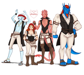 Half Body Sketch Sample 1