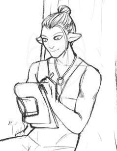 Half Body Sketch Sample 1